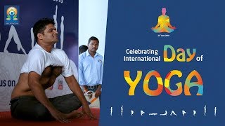 Hyderabad International Airport  GMR RGIA  Yoga Day [upl. by Emmett]