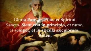 Catholic Prayers  Glory be to the Father Latin [upl. by Atkinson]