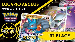 1st Place Lucario VSTAR Arceus VSTAR Deck Won Joinville Regionals Pokemon TCG [upl. by Ynot]