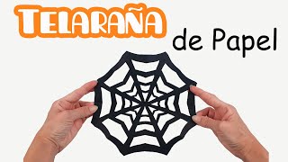 TELARAÑA de PAPEL ✅ Fácil [upl. by Agler999]