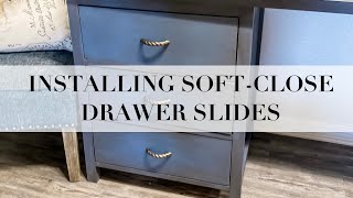 How to Install Drawer Slides Bottom Mount Drawer Slides [upl. by Thomson]