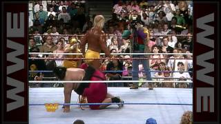 WWE Hall of Fame Yokozuna defeats Hulk Hogan to win his [upl. by Teplica]