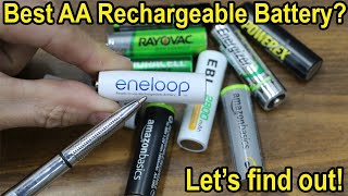 Which AA Rechargeable Battery is Best after 1 Year Lets find out Eneloop Duracell Amazon EBL [upl. by Ariella]