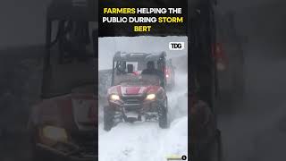 stormbert  Farmers Assist Public Amidst Storm Bert Devastation viral shorts [upl. by Lucias]