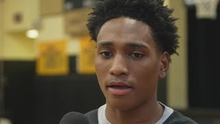 Athlete of the Week Hudson Catholic’s Tahaad Pettiford [upl. by Euqinehs]