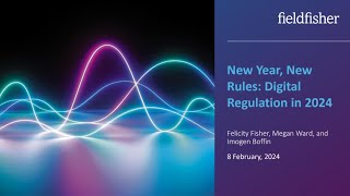 New Year New Rules EU Digital Regulation in 2024 [upl. by Adneram]