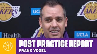 Vogel gives his thoughts about tonights matchup against the Thunder  Lakers Shootaround [upl. by Meesak]