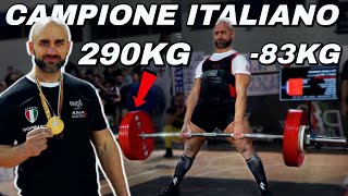 SONO CAMPIONE ITALIANO DI POWERLIFTING  ORO E RECORD [upl. by Rep]