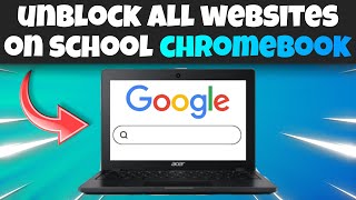 HOW TO UNBLOCK EVERYTHING ON SCHOOL CHROMEBOOKS [upl. by Elockin473]