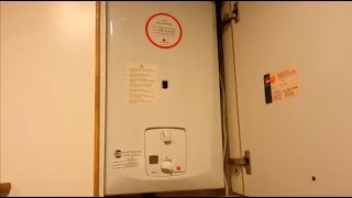 ERROR F13 Saunier Duval OPALIA F 14 E1 Calentador Water Heater [upl. by Latreece]