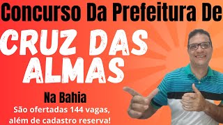 Concurso da prefeitura de Cruz Das AlmasBA [upl. by Atires]