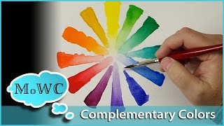 How to Use Complementary Colors in Watercolor Painting [upl. by Ahsinelg204]