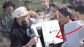 Quizzing Muslim Kids About Islam For a FREE PS5 [upl. by Hodgkinson]