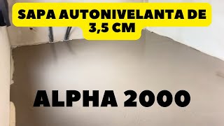 Cum se toarnă o șapă autonivelantă de 35 cm peste încălzirea în pardoseală Alpha 2000 Baumit [upl. by Emilio91]