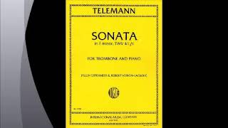 Georg Philipp Telemann Sonata in F minor for Trombone and PianoHarpsichord 3rd amp 4th Movements [upl. by Euqenimod909]