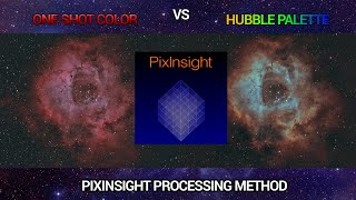 Hubble Palette With A OSC Camera  PixInsight Method [upl. by Tegirb]