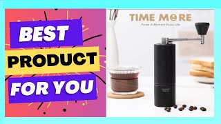 TIMEMORE Chestnut C3S Pro  C3ESP Pro Manual Coffee Grinder With Foldable Crank [upl. by Simdars]