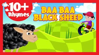 Baa Baa Black Sheep 10 Rhymes  Kids Poems In English [upl. by Florine]