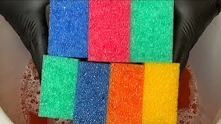 ASMR  REQUEST PLASTIC SPONGES amp SAN CLEAN FLOOR DETERGENT 🍡🍡 [upl. by Pyotr]