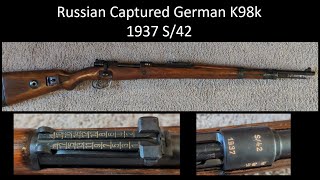 Russian Captured German K98k  1937 S42  Inspection amp Overview [upl. by Savill]