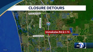 Full ramp closure at I75 Immokalee Road interchange expected to cause delays [upl. by Worl]