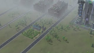 SimCity Buildit  legendary abandoned skyscraper fog effect showcase [upl. by Eiramaneet]