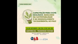 CAPACITAÇÃO PARA ICMS ECOLÓGICO [upl. by Nonahs]