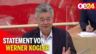 NationalratSondersitzung Statement von Werner Kogler [upl. by Hindorff]