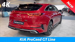 KIA ProCeed 2022  First FULL Review in 4K  GT Line Exterior  Interior Facelift PRICE [upl. by Burr]