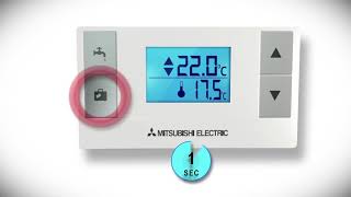 Mitsubishi Electric Ecodan FTC5  Using the wireless controller [upl. by Isus]