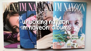 unboxing nayeon ‘im nayeon’ albums six copies [upl. by Hashim292]