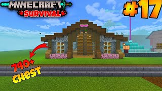 II MINECRAFT 740 CHEST STOREAG ROOM BUILD II MINECRAFT SURVIVAL SERIES EP 16II [upl. by Stanleigh]