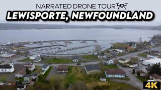 🌊✨ Lewisporte Newfoundland Aerial 4K Drone Adventure 🚁🏞️ [upl. by Rainger]