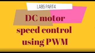 LAB 5 part 4 PIC18F45K22 PWM DC motor speed control using MPLABX with PROTEUS simulation [upl. by Atiuqihc]