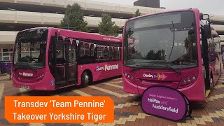 Transdev Team Pennine Takeover Yorkshire Tiger  Farewell amp Launch Events [upl. by Guimond]