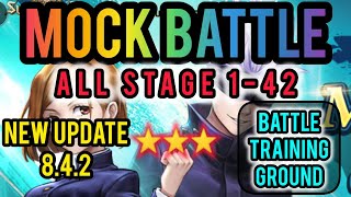 Mock Battle Summoners War Updated 842 Battle Training Ground All Stages 1  42 [upl. by Mansoor]