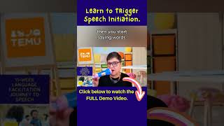 DEMO Trigger speech initiation and spontaneous imitation VirtualAutism SpeechDelay [upl. by Malkin]