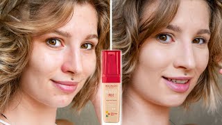 Bourjois Healthy Mix Foundation Review  Picked The Wrong Shade Learn How to Make it Work [upl. by Ahsiekram686]