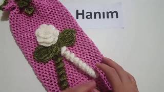 ✅ Poşetlik Yapımı ✅ Örgü Poşetlik Modeli ✅ Poşet Torbası Yapımı  Örgü Elişi Handmade Knitting [upl. by Nimaj]