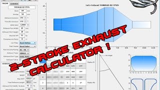 RacingSM Software  2Stroke Exhaust Calculator LuFo [upl. by Ecenahs]