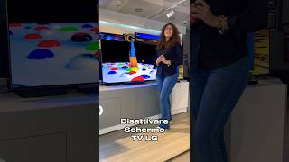 LG TV  Come disattivare Schermo nelle TV LG  WebOS 23 [upl. by Sidhu]