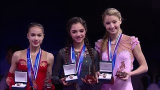 2017 Russian Nationals  Ladies medal award ceremony [upl. by Vaules]