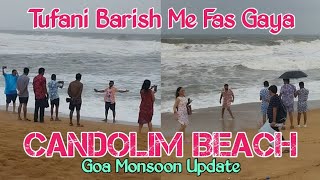 Candolim Beach Goa  Goa Night Life  Most Famous amp Beautiful Beach  North Goa Tour  True vlogs [upl. by Sikorski]