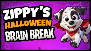 🎃 Zippys Halloween Brain Break 🎃 Brain Breaks for Kids 🎃 Freeze Dance 🎃 Danny Go Noodle [upl. by Rhea834]