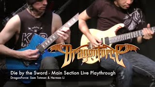 DragonForce  Die by the Sword Herman Li amp Sam Totman Main Section Live Playthrough [upl. by Anigroeg]