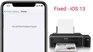 How to Fix No AirPrint Printers Founder error on iPhone and iPad after iOS 13134 [upl. by Dielle]