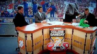 Lee Corso Picks Alabama over Florida on College GameDay ThatFancom [upl. by Ical]