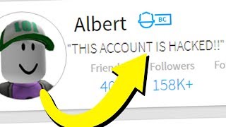 my roblox account got hacked [upl. by Seed430]