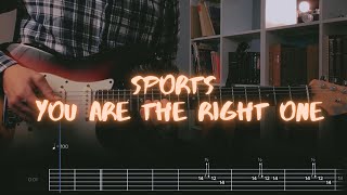 You Are The Right One Sports Сover  Guitar Tab  Lesson  Tutorial [upl. by Nillek]