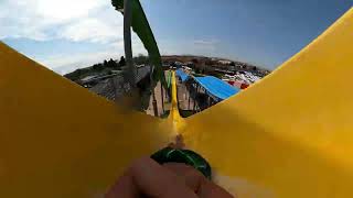 Aquapark Nessebar Freefall Waterslide [upl. by Riehl]